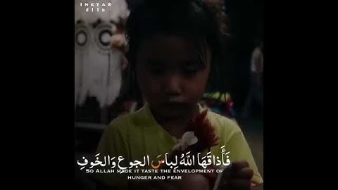 وضرب الله مثلا قرية كانت آمنة مطمئنة القارئ/ عبد الرحمن مسعد الوصف⤵️⤵️
