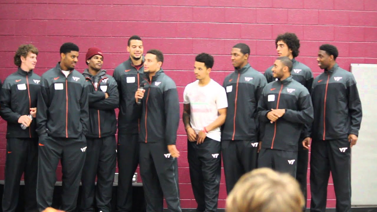 Virginia Tech Men's Basketball Team Introduce Themselves Part 1 - YouTube