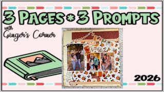 Using Paper Stash to Scrapbook 3 Pages * 3 Prompts | #scrapbookingideas