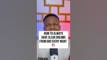 How to always have clear DREAMS FROM GOD | Joshua Generation #inspiration #prophetic #fyp #shorts