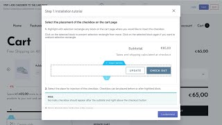 Terms and Conditions Checkbox in Cart - Setup Wizard