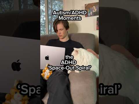￼ the ADHD “Space-Out Spiral“. ￼ A lighthearted look at days with my brain. 😊❤️ ￼