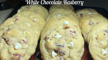How To Make White Chocolate Chip Raspberry Cookies...Outstanding!