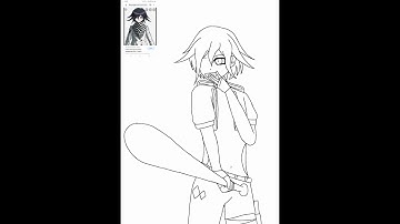 Danganronpa V3 Kokichi Ouma Fanart~!💜(Speedpaint)(Ibis Paint X)
