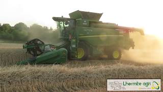 Démo John Deere t660i hillmaster/Moisson blé 2019/Lhermite agri