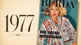 Flipping Through Burda 1977 Spring Summer Fashion