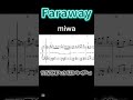 [耳コピ]Faraway/miwa(ピアノソロ楽譜)#shorts