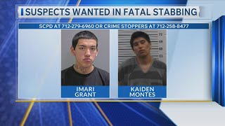 Suspects wanted in fatal stabbing