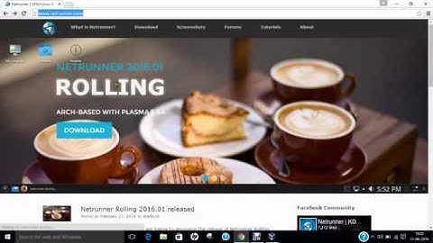 Installing Netrunner 2016.01 Rolling Edition on VirtualBox