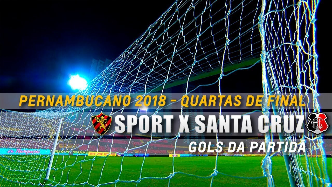 Gols de Sport 3 x 0 Santa Cruz pelo Pernambucano 2018