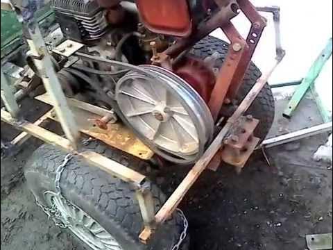 Мини т16 из мотоблока Нева