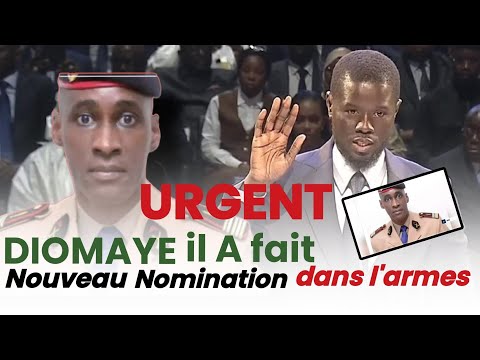 le pré bassirou diomaye Faye il a fait une nouveau nomination dans les armé du Sénégal