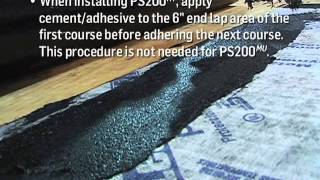 Tarco PS200 - Self-Adhering Tile and Metal Underlayment Installation screenshot 2