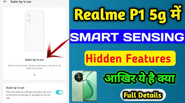 Realme P1 5g Smart Sensing ll Realme P1 5g Double Tap Scanner Open