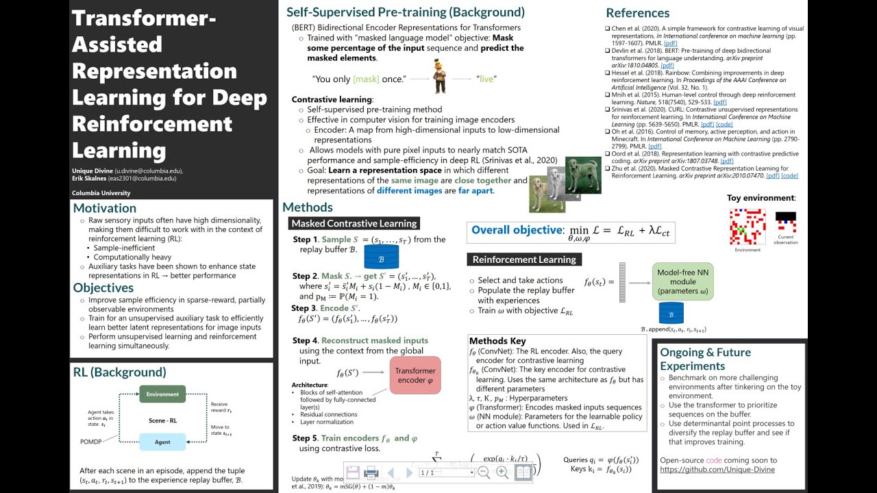 Transformers for Deep Reinforcement Learning (Poster) | Unique Divine ...