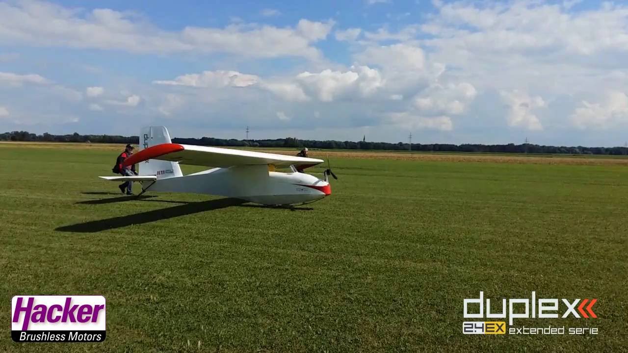 ULF1 Original Ultra-Leicht Gleiter wird zum RC Segelflugmodell umgebaut - YouTube