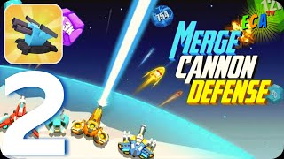 ⭐Merge Cannon Defense 3D⭐ Walkthrough Gameplay Part 2 Survival To Move To A New Planet (Android-iOS) screenshot 4