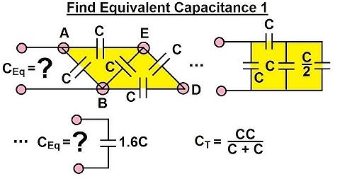 Electrical Engineering: Ch 6: Capacitors (17 of 26) Find the Equivalent Capacitance 1