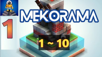 Mekaroma gameplay walkthrough part 1[ level 1 ~ 10 ] Android & iOS