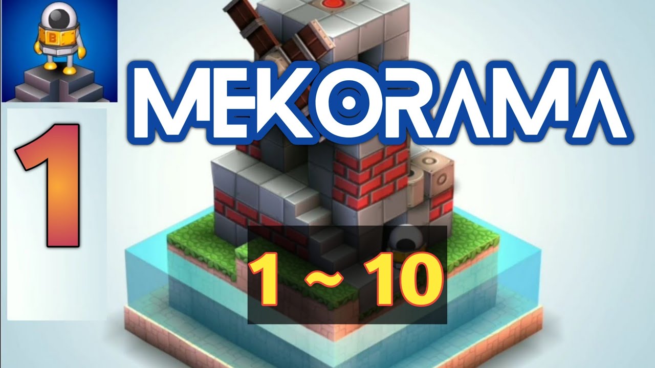 Mekaroma gameplay walkthrough part 1[ level 1 ~ 10 ] Android & iOS