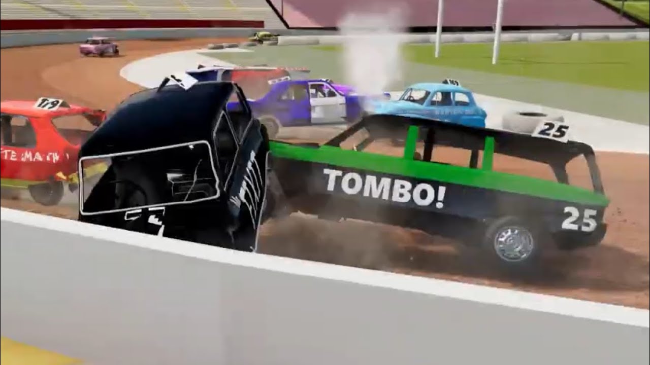 BeamNG Banger Racing Crashes 27 - YouTube