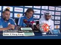 Press conference Qatar vs Hong Kong