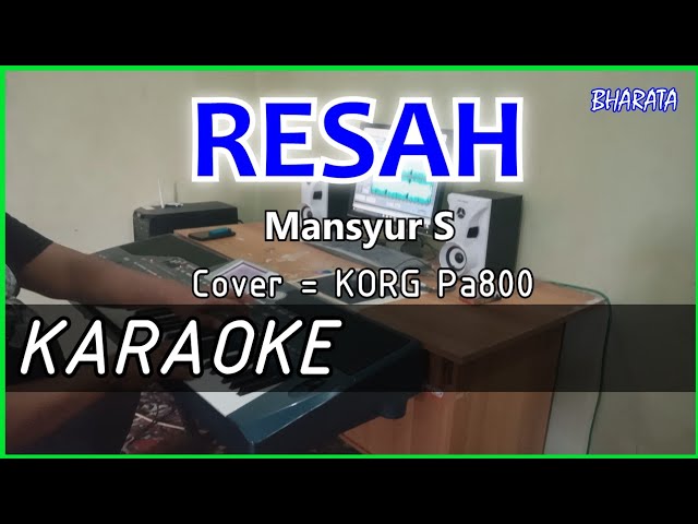 RESAH - Mansyur S - KARAOKE Cover Pa800 class=