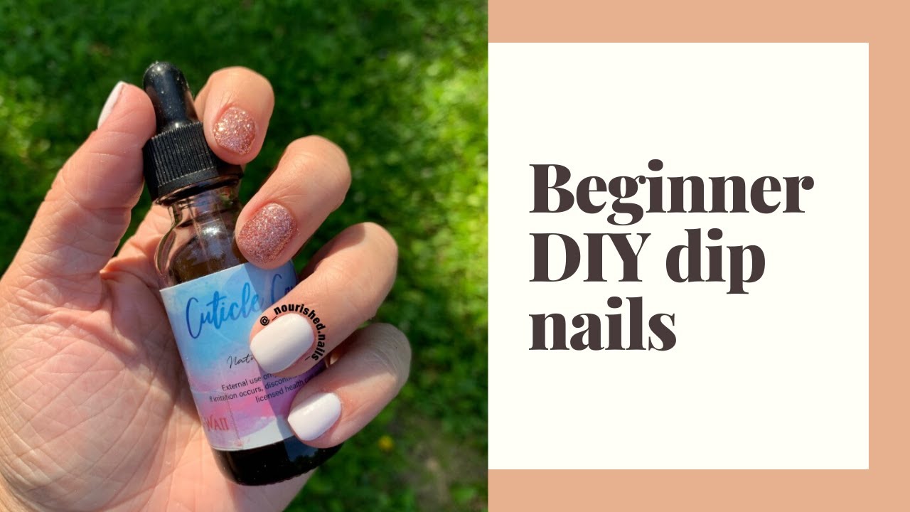 DIY DIP POWDER NAILS FOR BEGINNERS YouTube