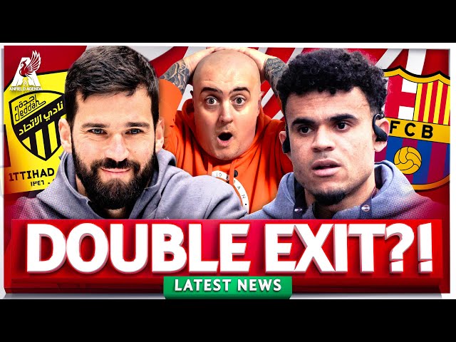 ALISSON OPEN TO SAUDI MOVE?! + BARCA PUSHING FOR DIAZ! Liverpool Transfer News class=