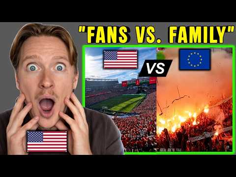 European Football Atmosphere vs USA 🇺🇸😱🇪🇺 (pt.2) | American Reacts