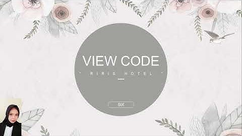 Praktek membuat Aplikasi Hotel menggunakan perintah If Then dan Select Case