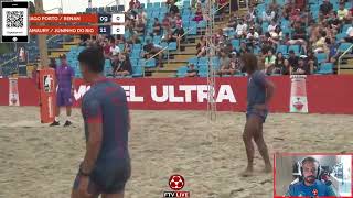 FINAL - Amaury e juninho do RJ x Iago e Renan - Footvolley Challenger Cup - React FTV Ep. 239