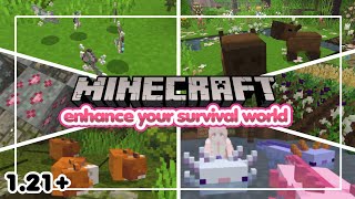 ᯓᡣ𐭩 【Minecraft PE】: mods that enhance your survival world! 🌿 | 1.21+ ୨ৎ screenshot 3