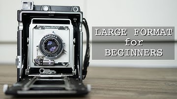 Graflex Crown Graphic 4x5 camera -- large format for beginners!