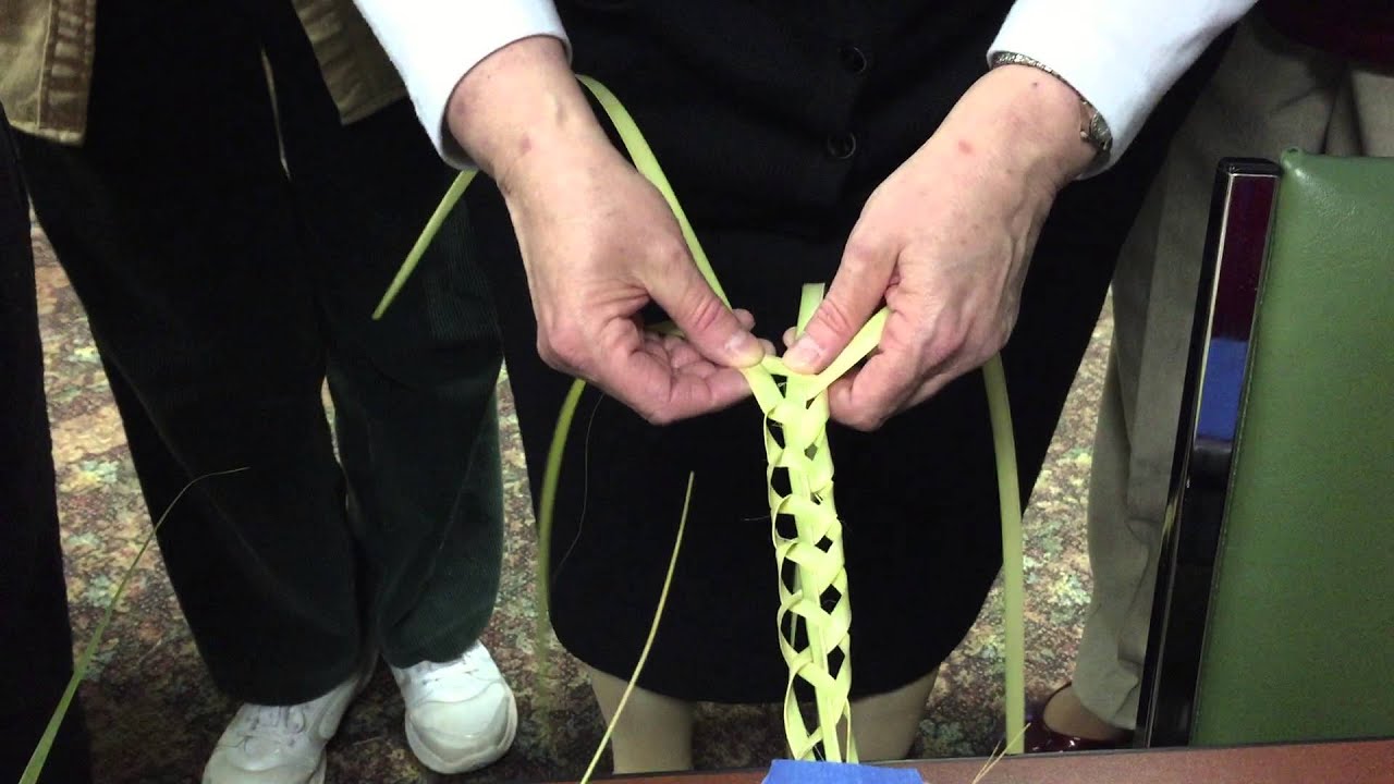 Palm Braiding Crown of Thorns Visitation BVM Parish in Trooper, PA Part