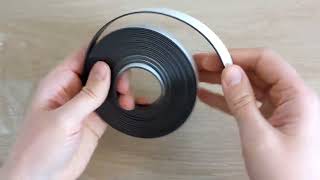 Findmag Magnetic Tape 15 Feet Magnet Tape With Strong Self Adhesive Flexible Magnetic Strip - Review