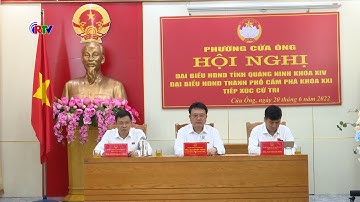 Đại biểu HĐND tỉnh và thành phố tiếp xúc cử tri