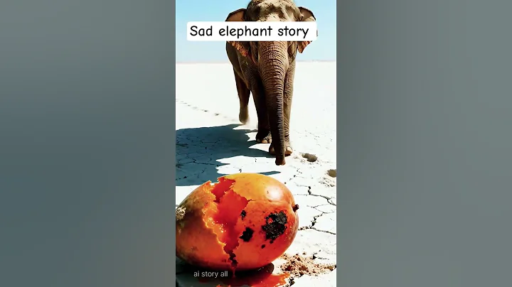 Sad Elephant Story 😭 | Emotional Animal Short #ai #tree #save #