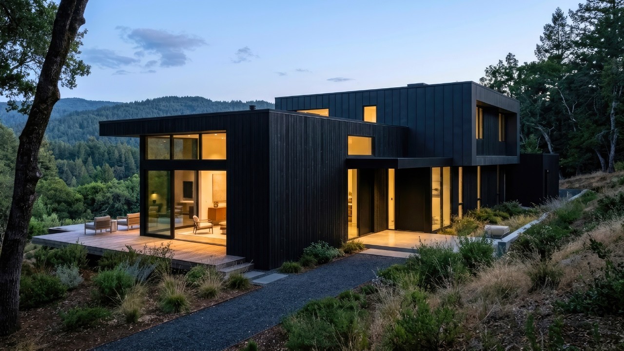 The Art of Black Modern Minimalist House Design | Bold Architecture Ideas