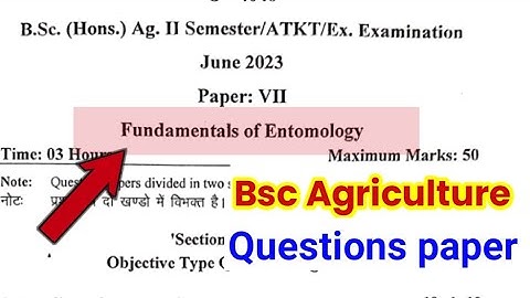 fundamentals of Entomology Questions paper 2024 MCQ+Theory / most Repeated Questions discuss