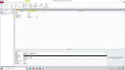 Cara Membuat Data Base Biodata Mahasiswa (Microsoft Acces 2010)