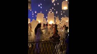 Romantic Marriage Proposal During a Lanterns’ Festive Day