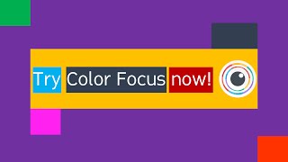 Color Focus : stay focused! Resimi