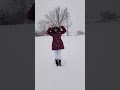 Dancing in the snow ❄️ 🎶 ♥️ 💕 #dance #shortsyoutube #shortsvideo #shorts