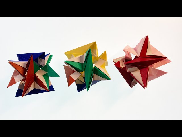 Puzzle Origami] I tried making a model that looks like it might