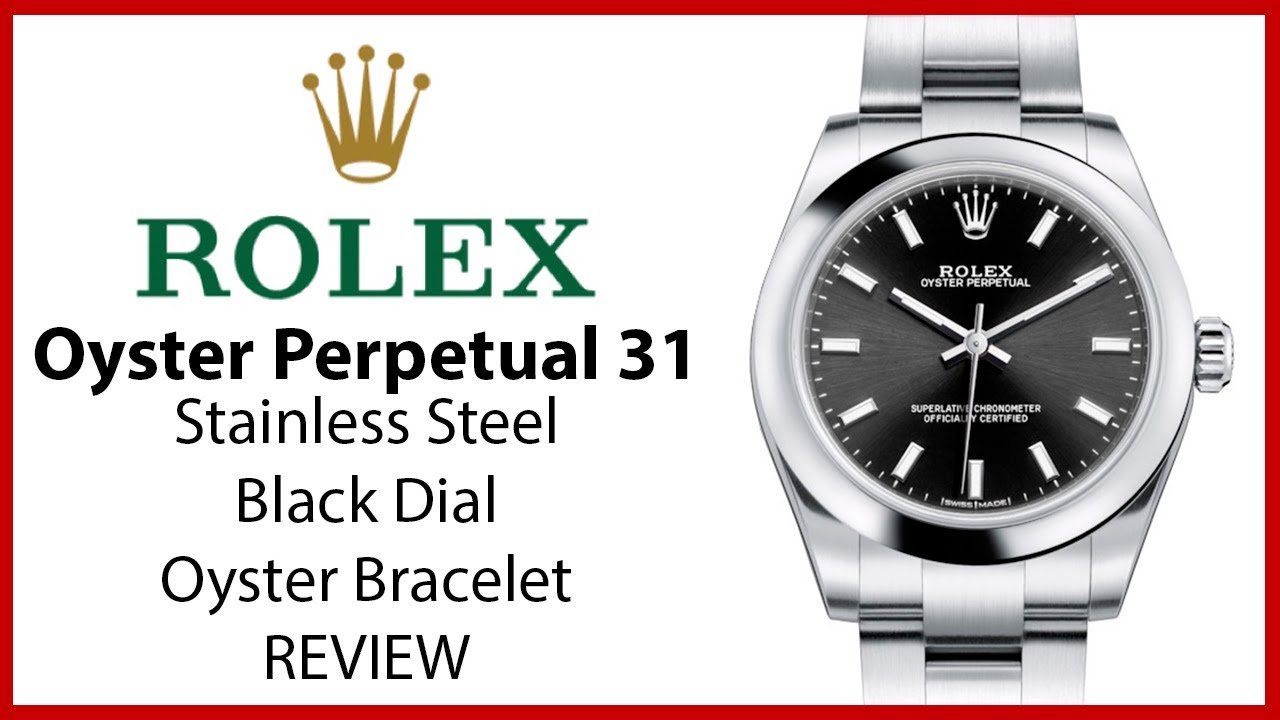 oyster perpetual 31 black