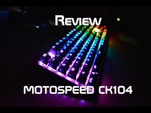 Review Motospeed CK104 Mechanisch toetsenbord Nederlands/Dutch