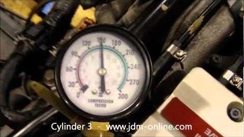 JDM-Online.com - JDM Nissan VG30DETT Engine Compression Video