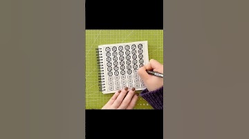 #54 Easy Zentangle patterns for beginners  #art #doodle #drawing