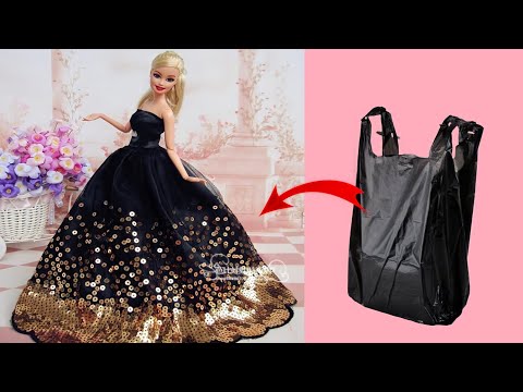 Cute Barbie Doll Dress 😱🔥 #shorts #diy #barbie #doll #craft #ytshorts  #cute #viral 